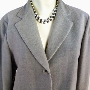 Brooks Brothers Herringbone Wool Gray Blazer 4